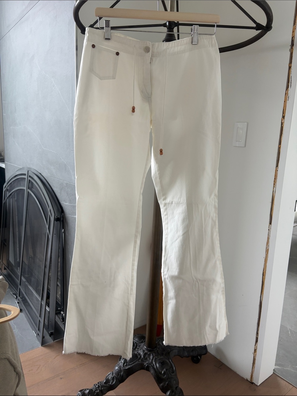 OffWhite cotton casual pants